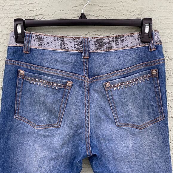 V Christina Jeans Sz 8 With Studs - Picture 8 of 10